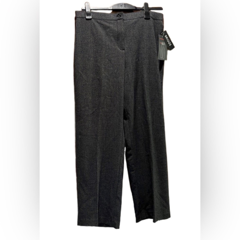 Briggs New York Dress Pants Slimming Solution Flat Front.